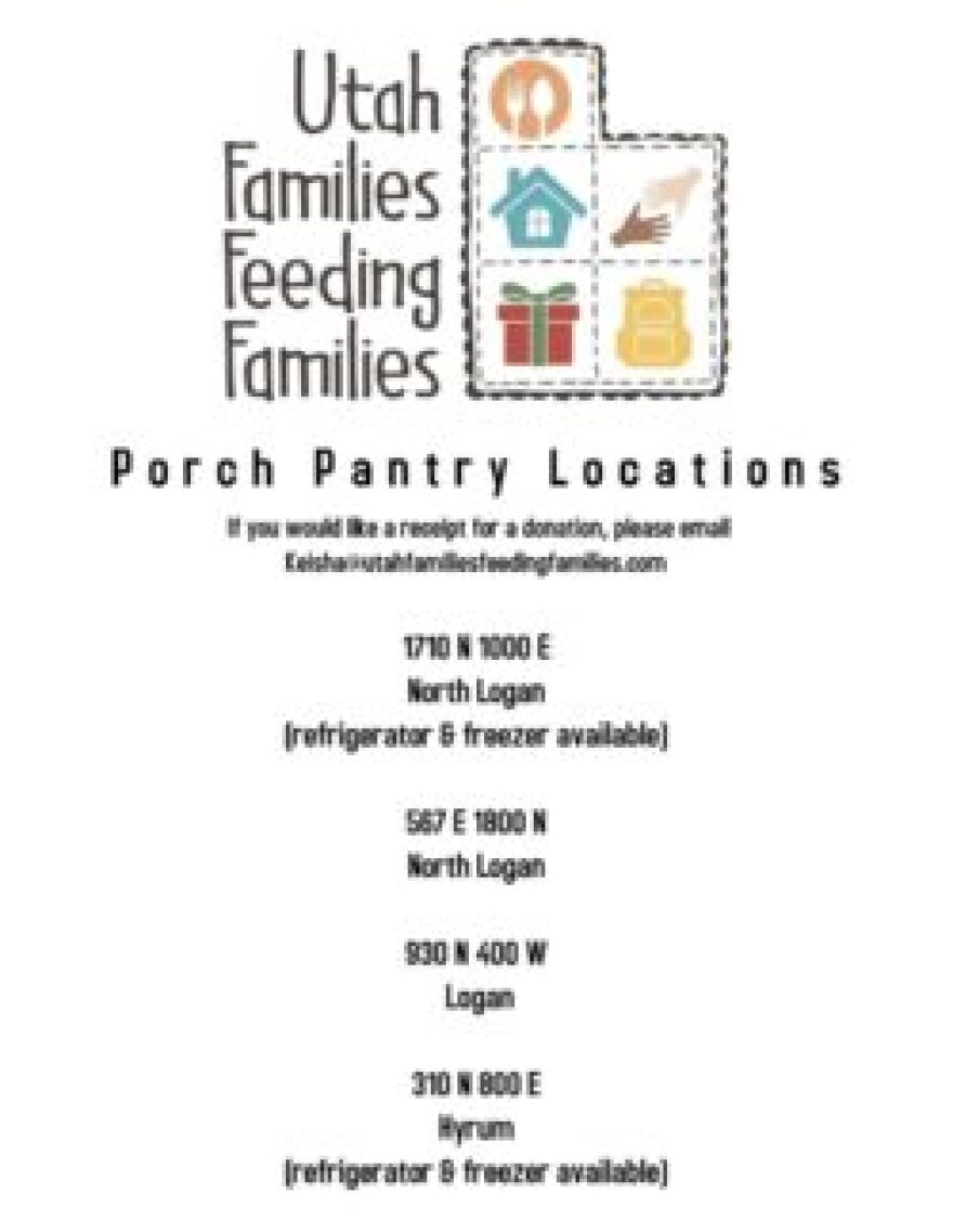 Utah Families Feeding Families drop off locations