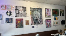 The gallery of paintings, "Unsung," highlights unknown women in history. The display is at Zeke's cafe on Granby Street in Norfolk. The artwork will be on sale as part of a Womxn's Fest on Saturday at The Plot.