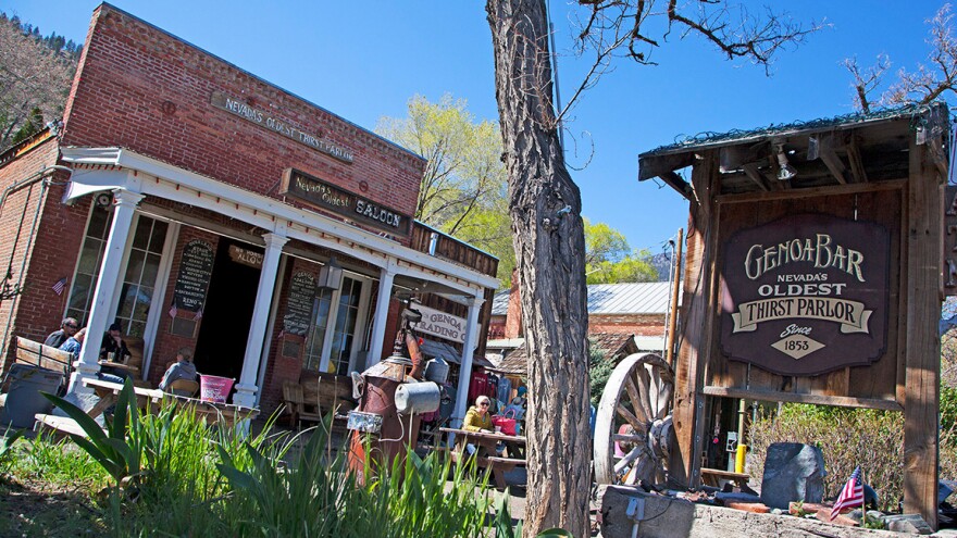 Exterior of the Genoa Bar.
