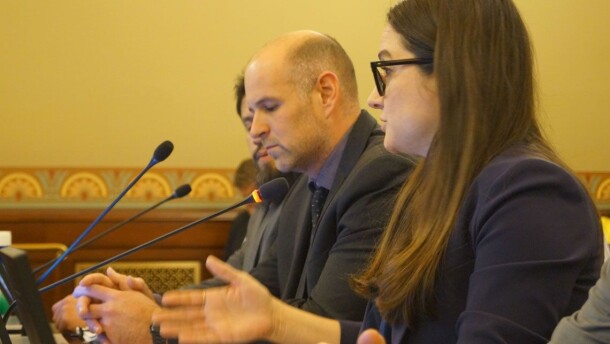 Teresa Ramos, secretary of the Illinois Department of Early Childhood testifies before a House committee in March 2025.