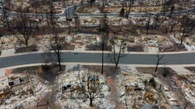 A neighborhood in Louisville in Boulder County, Colorado, after the devastating Marshall Fire in 2021. 