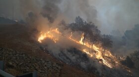 The Camp fire in Northern California's Butte County.