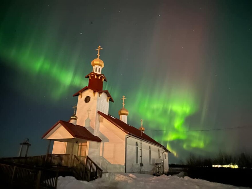 an aurora borealis