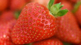 A close-up of strawberries. (Fred Tanneau/AFP/Getty Images) 