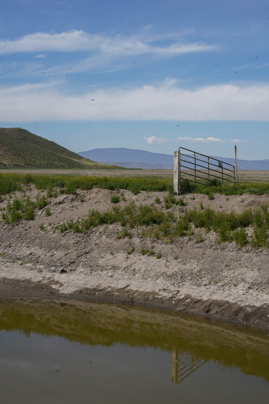 The Lower Klamath Lake was once used