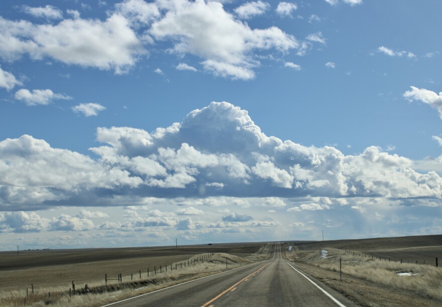 On the road between Chester and Box Elder, MT.