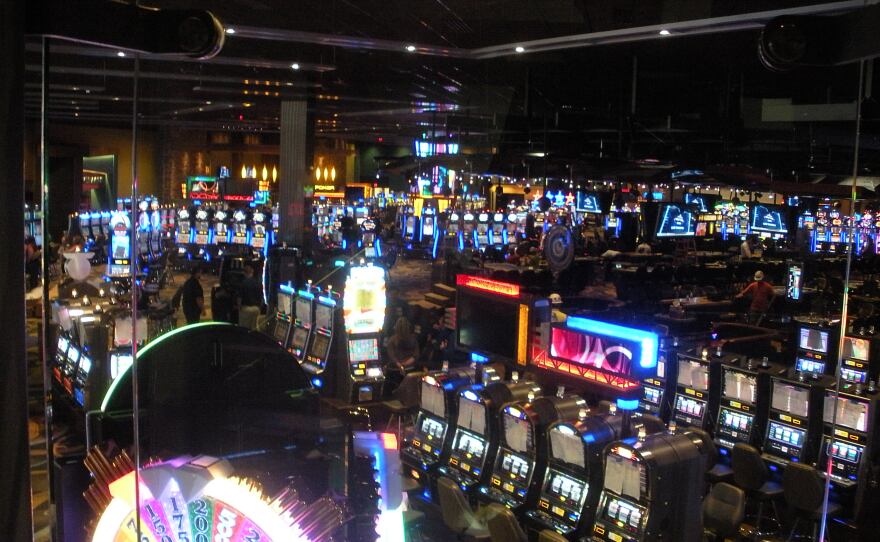 The gaming floor at the new Isle of Capri Casino in Cape Girardeau, Missouri.