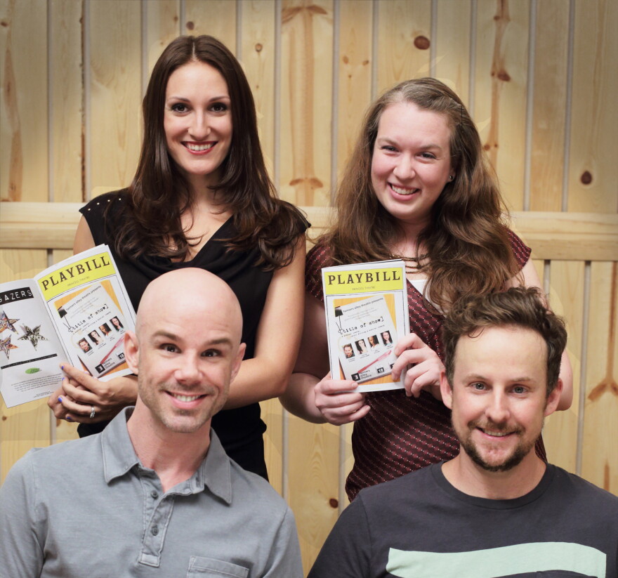 The cast of Title of Show at Farmers Alley Theatre in Kalamazoo