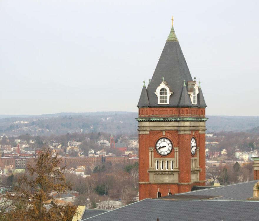 Okane Hall at the College of the Holy Cross in Worcester, Massachusetts.