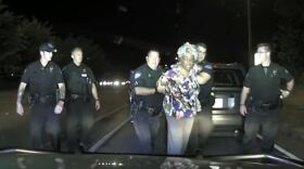 "I just panicked. I just, it was like my heart exploded," Rose Campbell told local WSB TV, after she was pulled from her vehicle and screamed at during an arrest over a traffic stop.