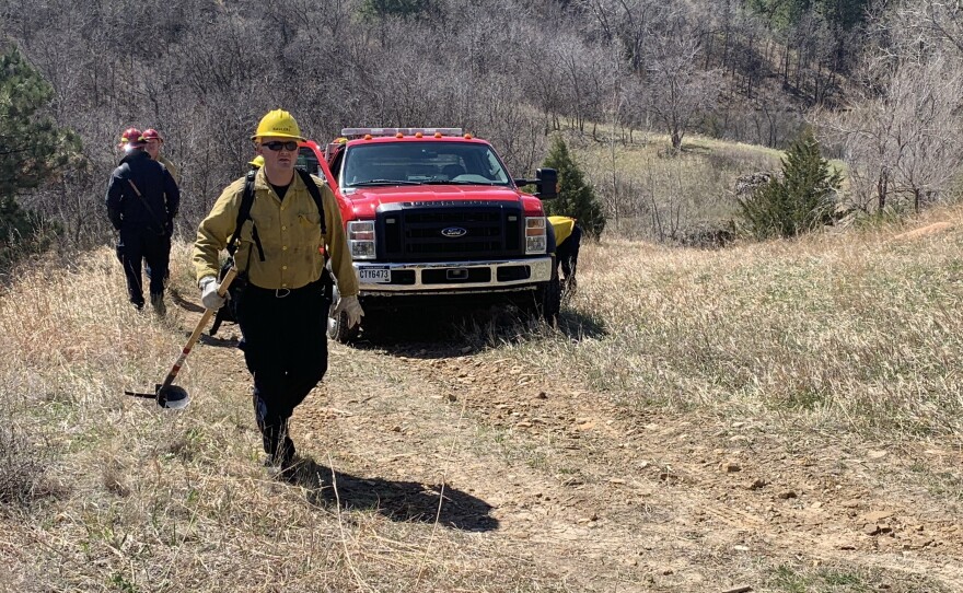 The backup arrives on the scene shortly after being called