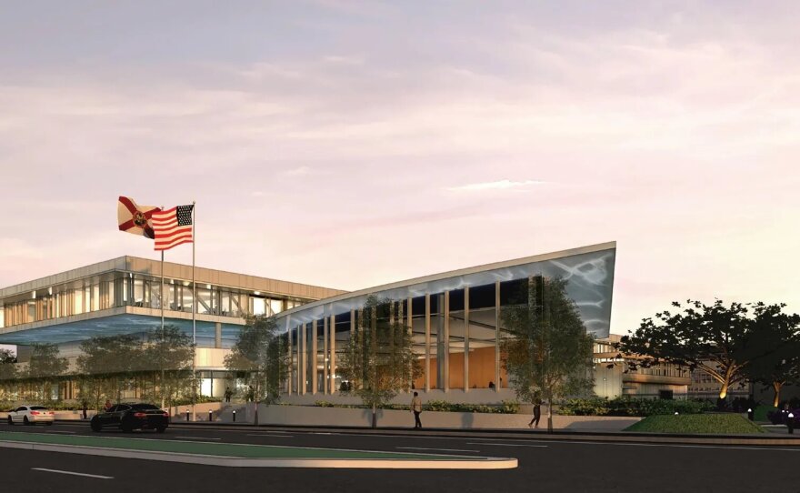 A rendering of Fort Lauderdale's new police headquarters.