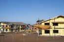 FILE - Kaiaulu o Kukuia, a 200-unit affordable housing complex under construction that was not seriously affected by August's wildfire, is pictured on Oct. 3, 2023, in Lahaina, Hawaiʻi. 