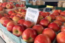 Brace's Orchard sells several varieties of apples at the farmers' market in Scranton.