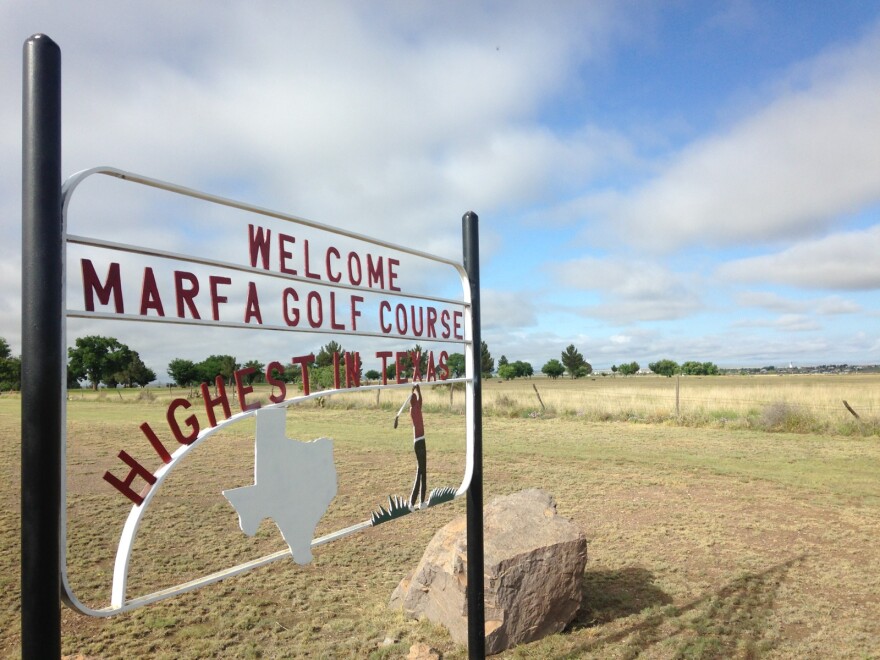 Man On "Walk Across America" Pitches An Upgrade for Marfa Golf Course