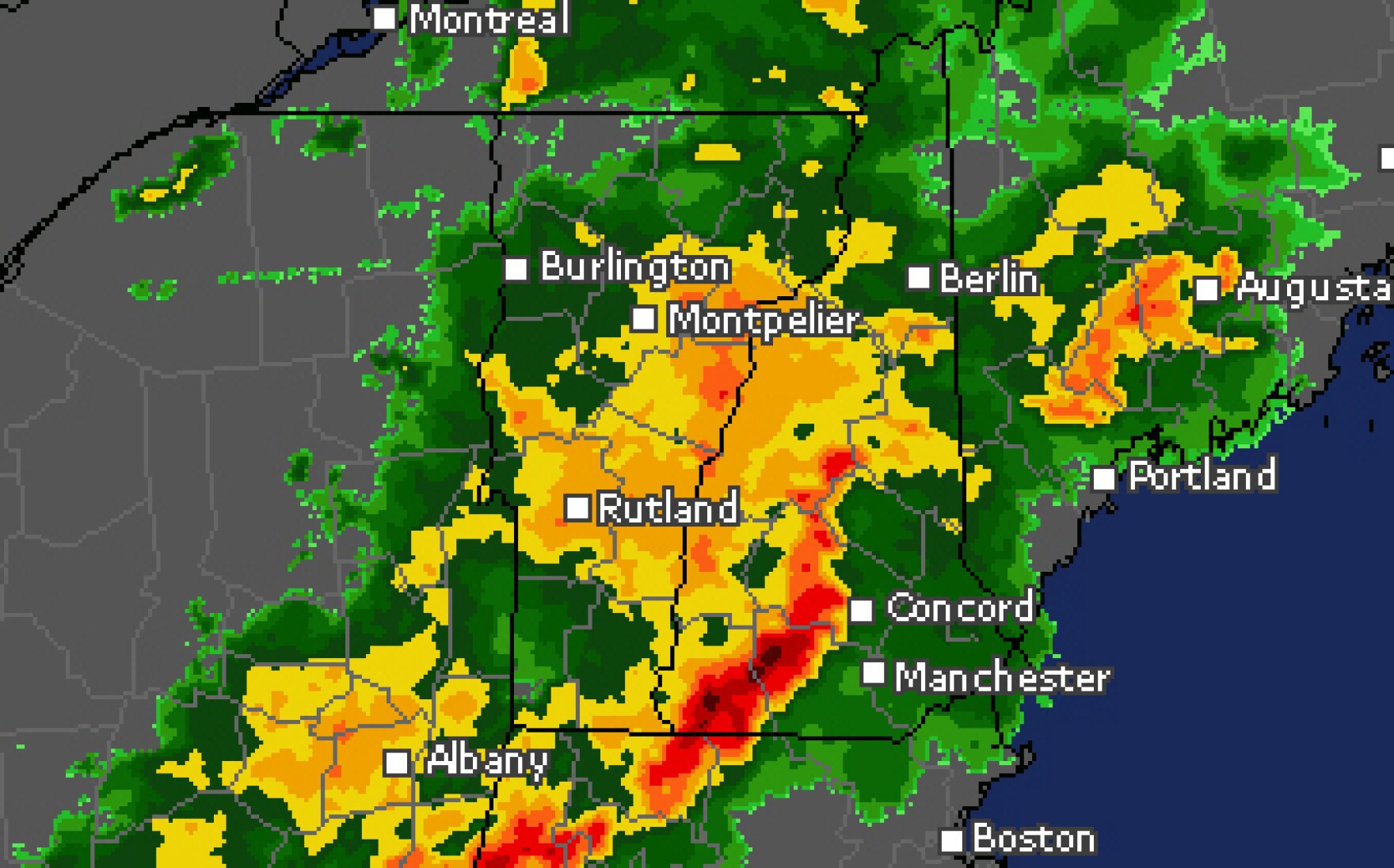 Severe Storm Warnings in N.H. New Hampshire Public Radio