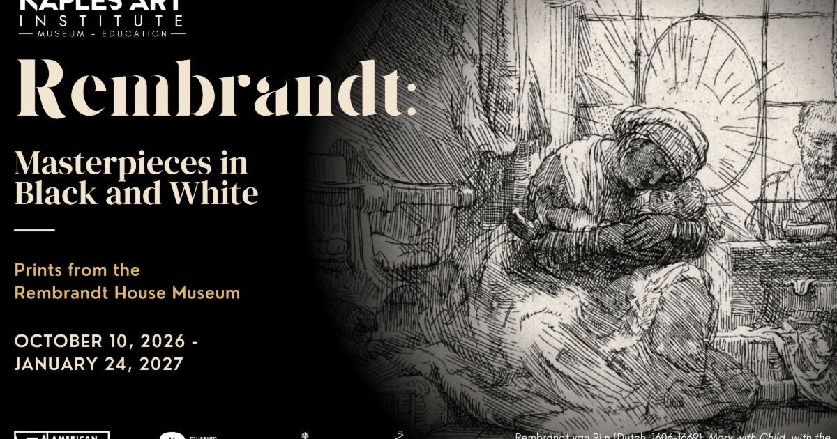 Naples Art Institute one of only three U.S. museums getting rare Rembrandt print show