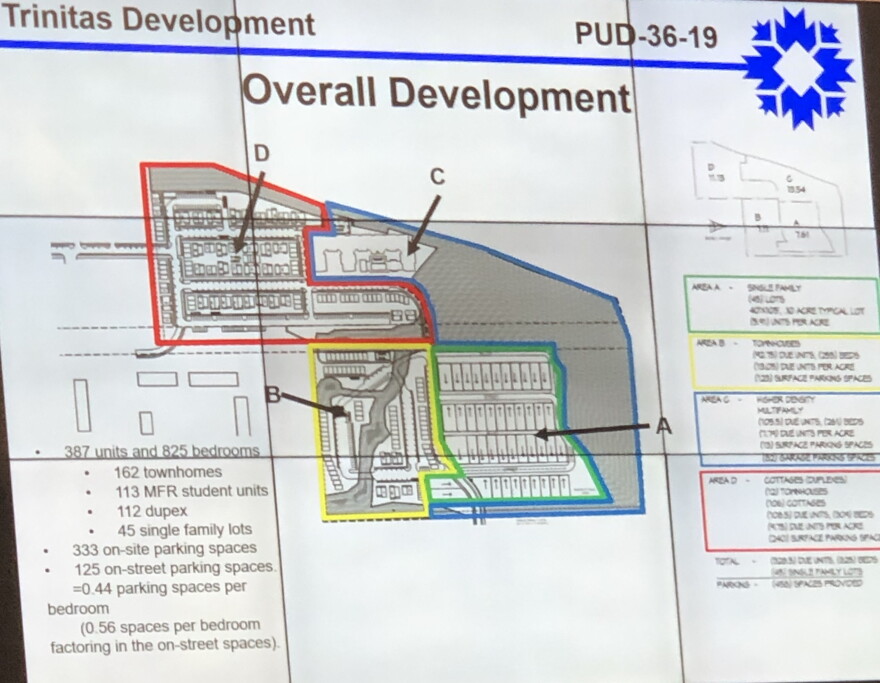 This Trinitas project is Bloomington's largest planned unit housing development.