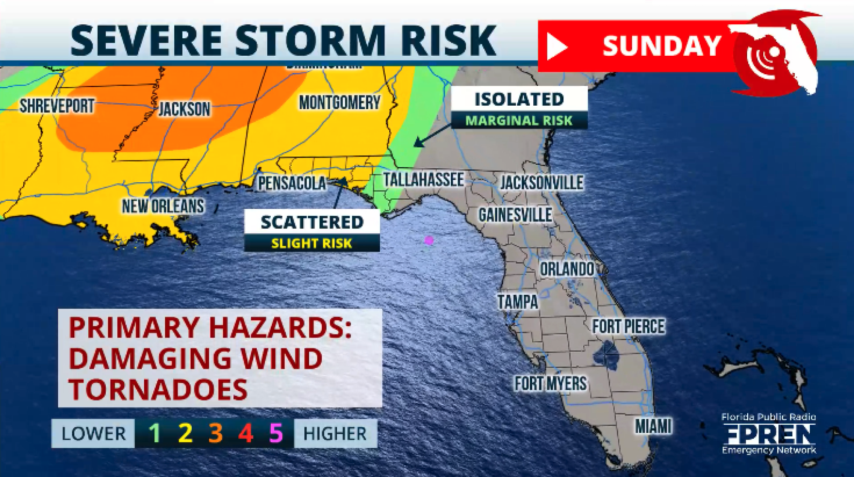 Weekend severe storms threaten the Panhandle, North Florida | WFSU News