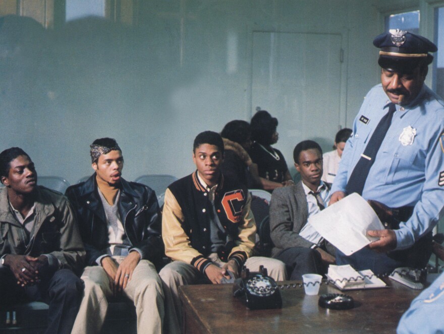 Rick Stone (left) was a gang member from Cabrini-Green who was asked to play himself in <em>Cooley High.</em>