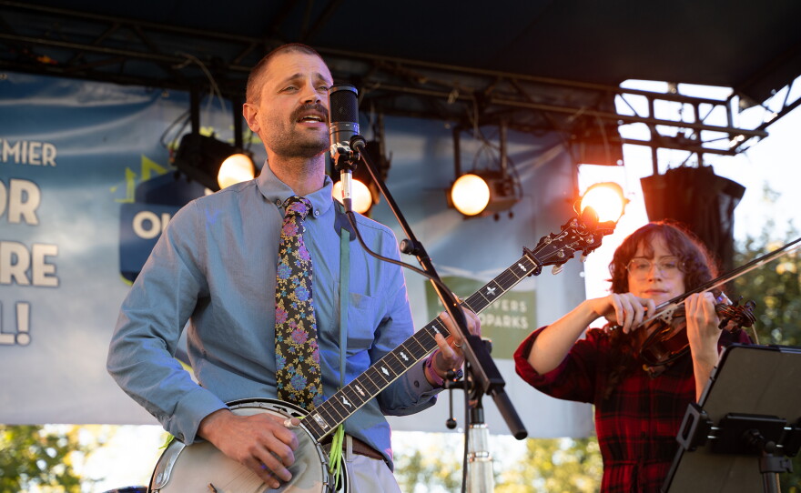 Possum Creek Ramblers performs at the Wagner Subaru Outdoor Experience on October 4, 2026.