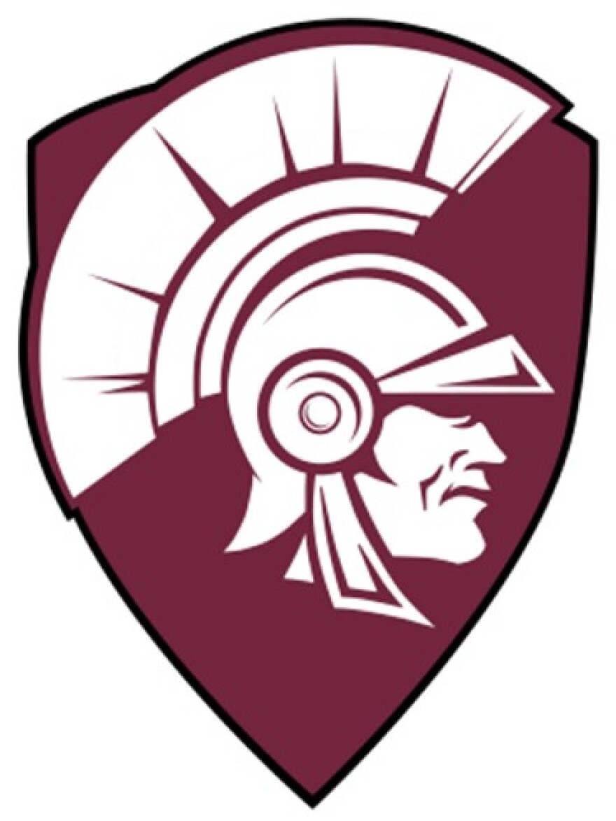 The mascot for the Greece Arcadia Titans.