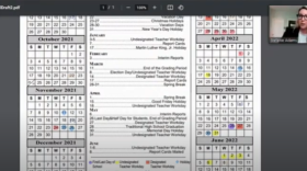 Screenshot from the special remote meeting on Thursday, October 28th