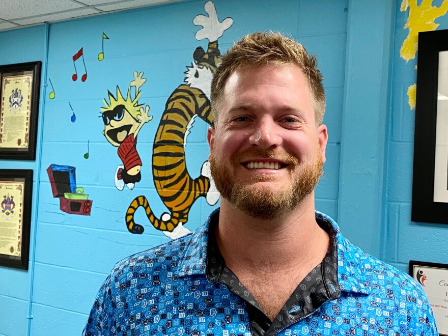 Coulwood math teacher Brock Elgin