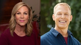 Democrat Janelle Stelson, left, will challenge incumbent GOP Rep. Scott Perry, right, in the race for the the Pennsylvania 10th Congressional District in 2026.
