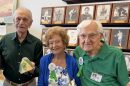From left, Class of 1950 graduates Don McMullen, Elizabeth MacDonald Johnson and Dave Foster at the Saturday, April 11 event.