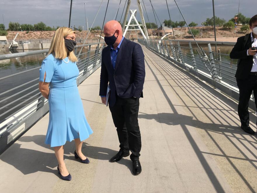 Kate Gallego and Mark Kelly