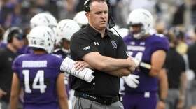  Pat Fitzgerald on sidelines