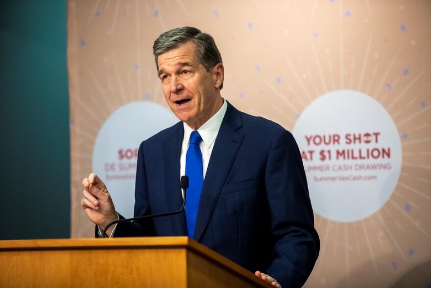 Gov. Roy Cooper is scheduled to give an update on North Carolina's response to the pandemic Thursday.