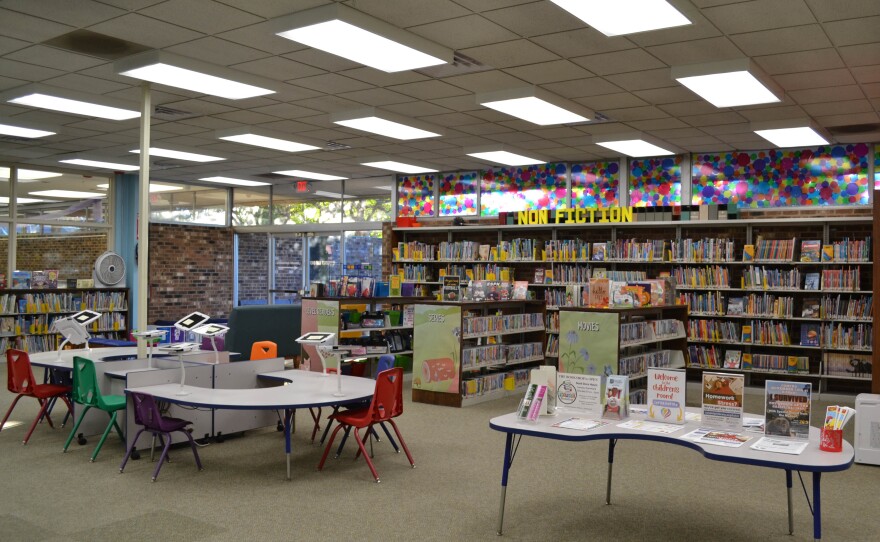 The children's section of the Asheboro Randolph County Public Library