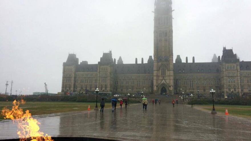 Canada's Parliament Hill in Ottawa, Ontario. (Tony Ganzer / ideastream)