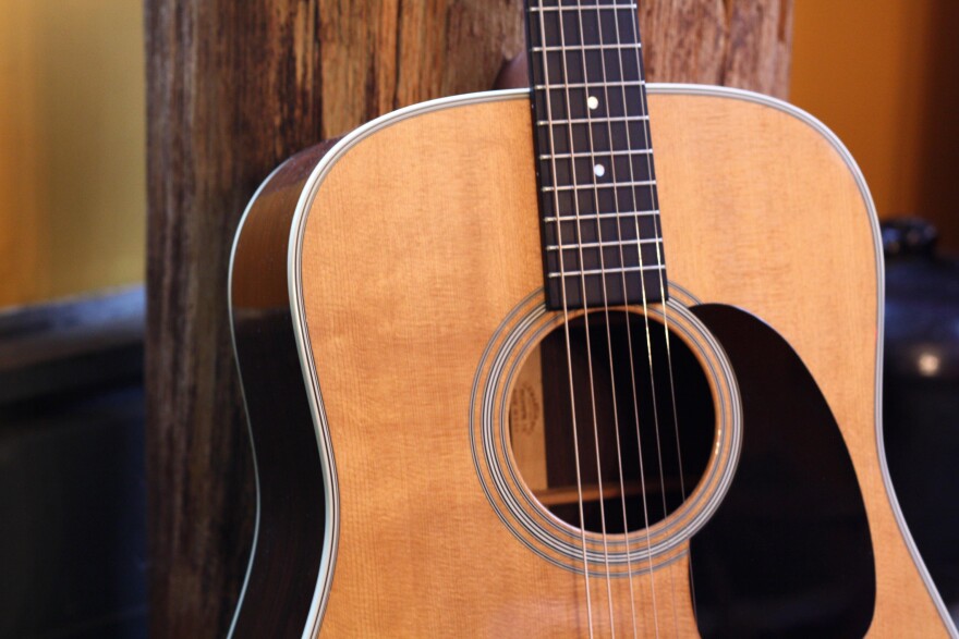 A Martin D-28 guitar. Regulations on the international trade of rosewood have negatively affected C.F. Martin & Co., a family-owned business that has been making guitars in Pennsylvania's Lehigh Valley since the 1830s.