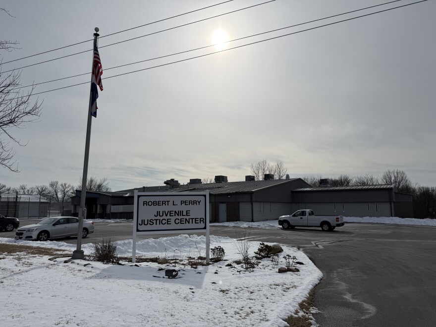 The exterior of Perry Juvenile Detention Center