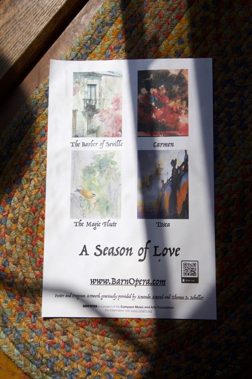 A poster with four images and the text "A Season Of Love."