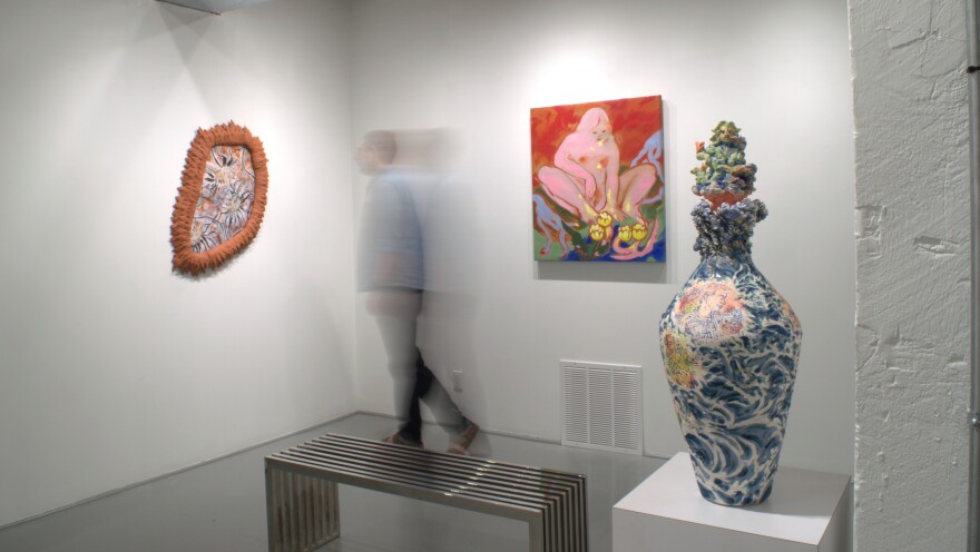 If you love clay and pigment, “Animate Ground” at Gallery Bogart is the exhibition for you. Featuring paintings, ceramics and prints from artists including Mexico City-based painter Mónica Figueroa, Kansas City-based mixed-media painter Jo Archuleta and more artists.