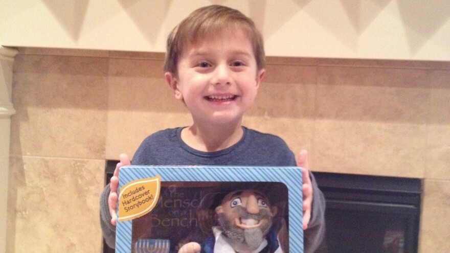Jake Hoffman inspired his father to create Mensch on a Bench.