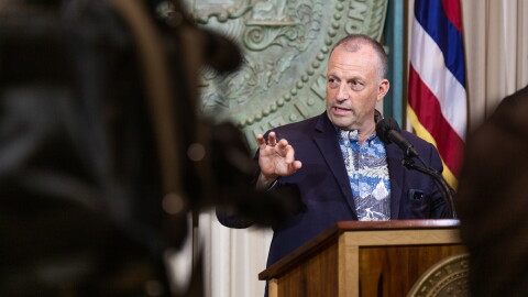 Gov. Josh Green discusses recovery efforts following Hurricane Lala, and potential aid the state could be receiving as more storm systems head toward Hawaiʻi. (August 20, 2026)