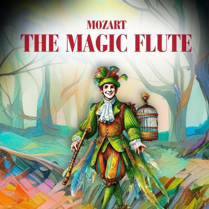 Opera Naples Poster for Mozart's "The Magic Flute"