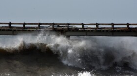 Atmospheric River caused gigantic storm waves that nearly engulfed a pier in Ventura County, California