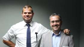 Jeremy Neilson (l) and Esteban Lopez. Photo: Matthew Peddie, WMFE