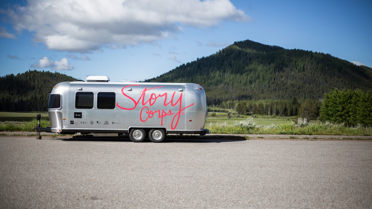 The StoryCorps MobileBooth on Sunday, June 24, 2018, in Grand Teton National Park, Wyoming.