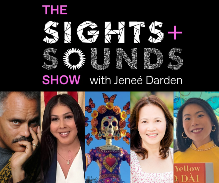 (L-R) Michael Gene Sullivan, Caheri Gutierrez, La Catrina de Oakland, Hanh Bui and Minnie Phan