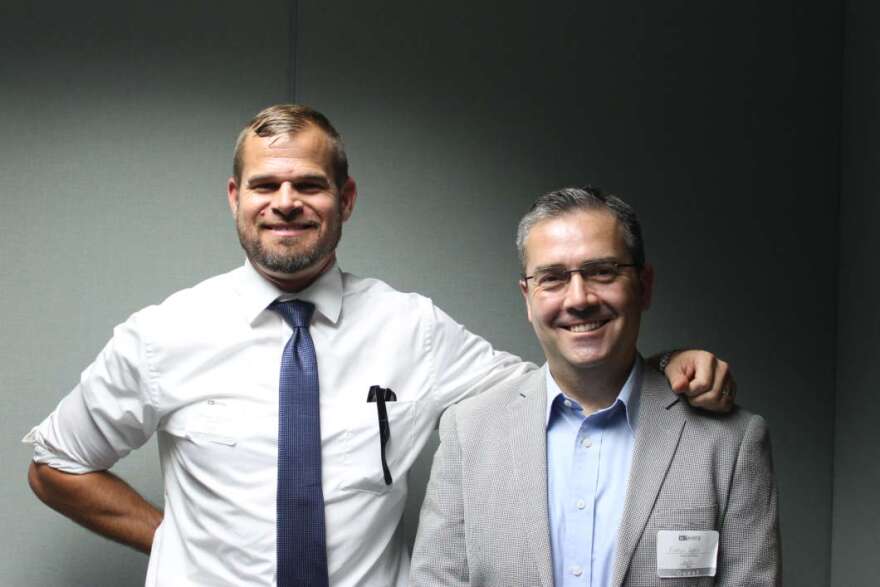 Jeremy Neilson (l) and Esteban Lopez. Photo: Matthew Peddie, WMFE