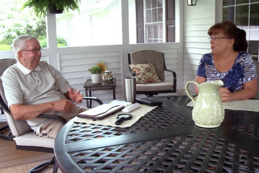 Jimmie Johnson and Phyllis Jenshak