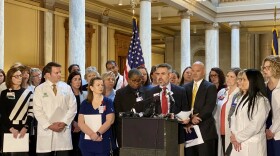 Indiana Hospital Association President Brian Tabor urged lawmakers to replace the language of House Bill 1004 before the Senate voted to do just that.