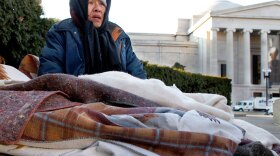Nga Thi Buscall, 60, slept on the streets of Washington, D.C., last winter. New numbers from the Department of Housing and Urban Development show that the number of homeless people actually dipped last year -- although more families were living on the street.